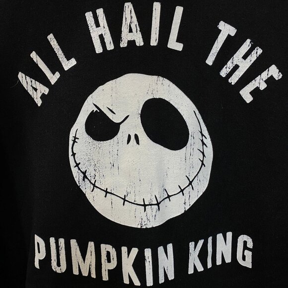 Jack Skellington All Hail The Pumpkin King Hoodie size  Small - Picture 2 of 4